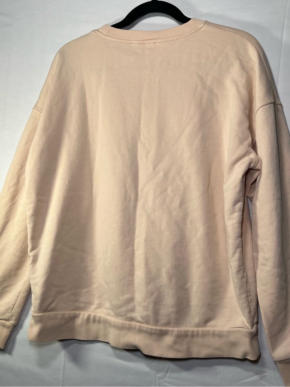 Reformation Jeans Organic Cotton Crewneck Sweatshirt Cream Beige XS - Picture 12 of 15